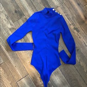 Blue bodysuit